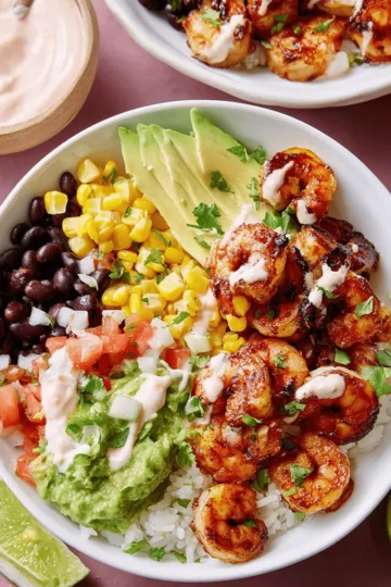 Chipotle Shrimp Taco Bowls