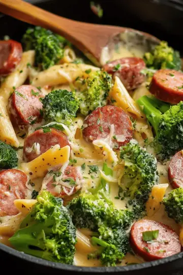 Creamy Kielbasa Broccoli Skillet 30 Minutes Ultimate Delicious