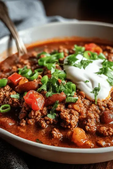 Best Ground Beef Stovetop Chili