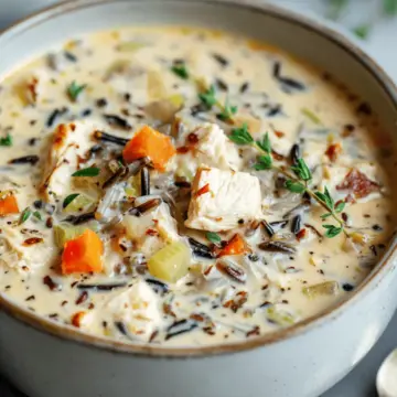 Creamy Chicken and Wild Rice Soup