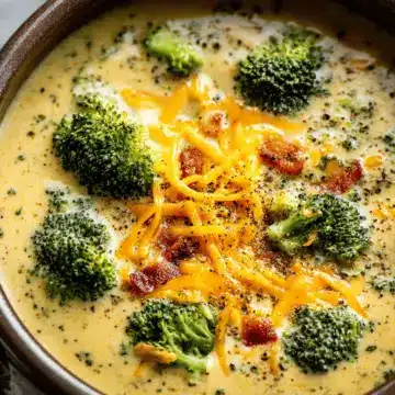 Crockpot Broccoli Cheese Soup