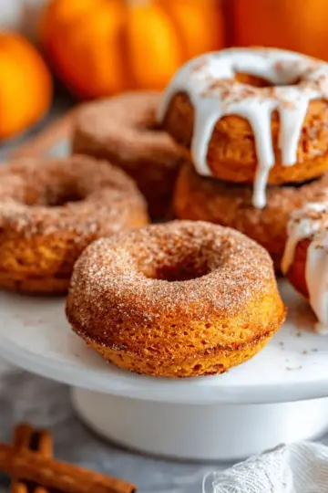 Easy Baked Pumpkin Donuts