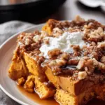 Slow Cooker Pumpkin French Toast Casserole
