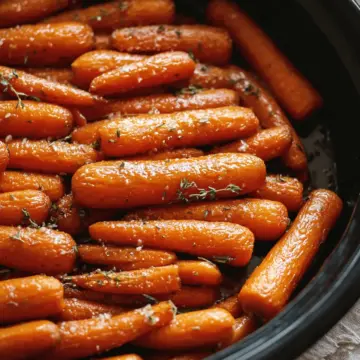 Amazing Slow Cooker Maple & Brown Sugar Glazed Carrot Recipe