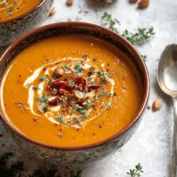 Butternut Squash and Sweet Potato Soup