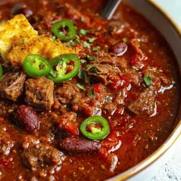 Short Rib and Chorizo Chili Recipe