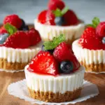 Mini No-Bake Cheesecakes