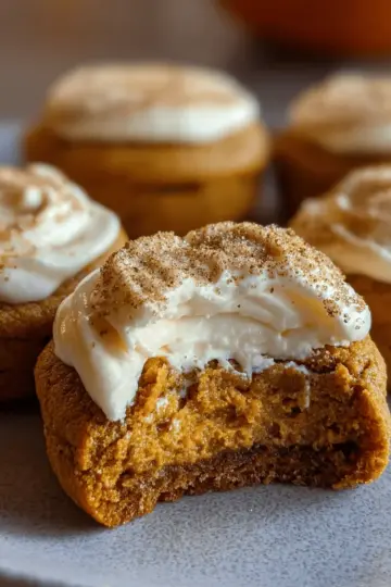 Pumpkin Cheesecake Cookies