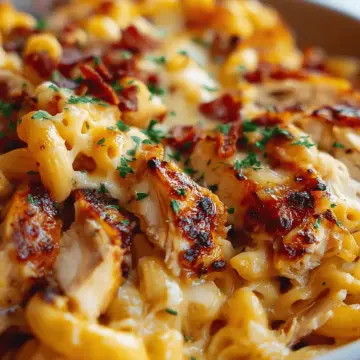 BBQ Chicken Mac and Cheese