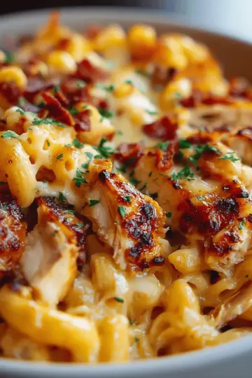 BBQ Chicken Mac and Cheese