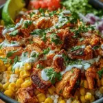 Street Corn Chicken Bowl: A Flavorful & Easy Recipe