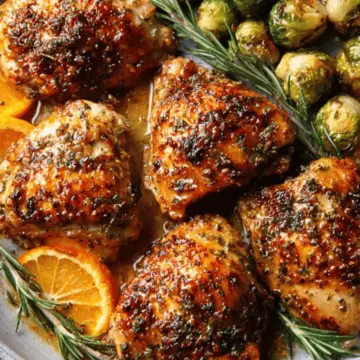 Baked Florida Orange Juice Rosemary Chicken