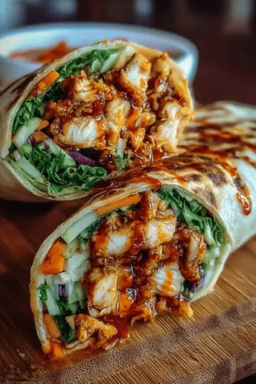 Sweet Chili Chicken Wraps: A Spicy-Sweet Lunch Favorite!