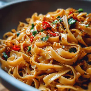 Aromatic Garlic Chilli Noodles with Soy and Vinegar