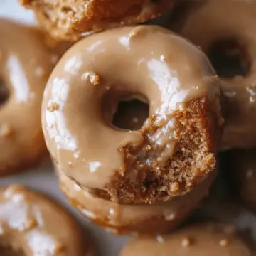 Pumpkin Donuts with Brown Sugar Glaze