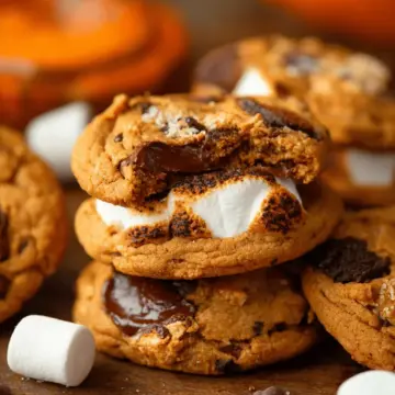 Pumpkin S’mores Cookies