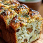 Delicious Savory Cheese and Olive Quick Bread