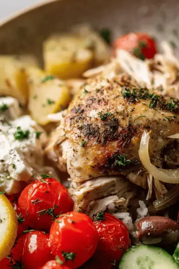 Slow Cooker Greek Chicken