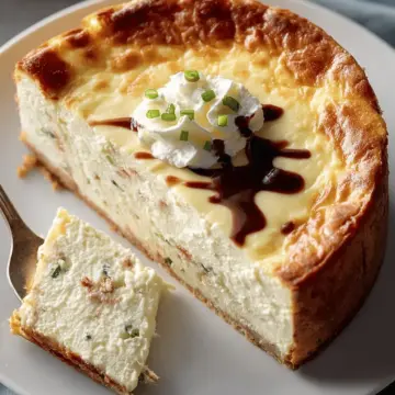 Baby Swiss Appetizer Cheesecake
