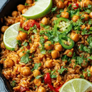 Taco-Spiced Chickpea and Rice Skillet