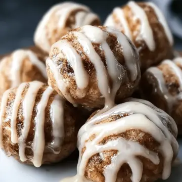 Cinnamon Roll Protein Bites