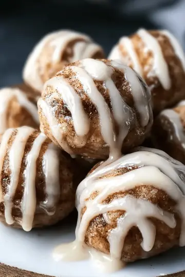 Cinnamon Roll Protein Bites