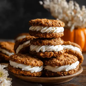 Pumpkin Oatmeal Cream Pies
