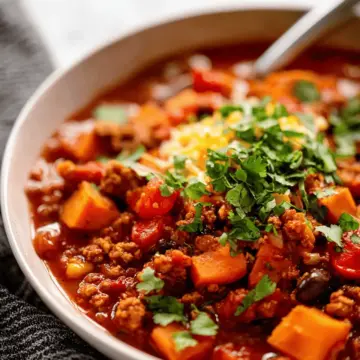 Turkey Sweet Potato Chili