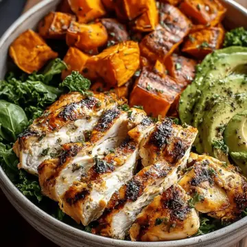 Grilled Chicken & Sweet Potato Bowl