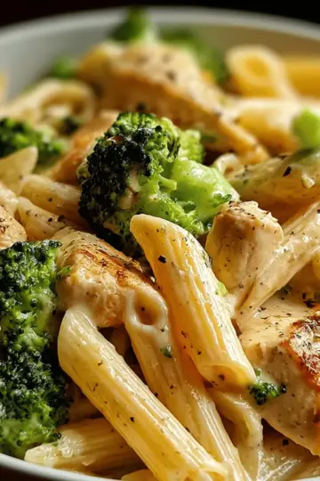 Creamy Broccoli and Chicken Penne