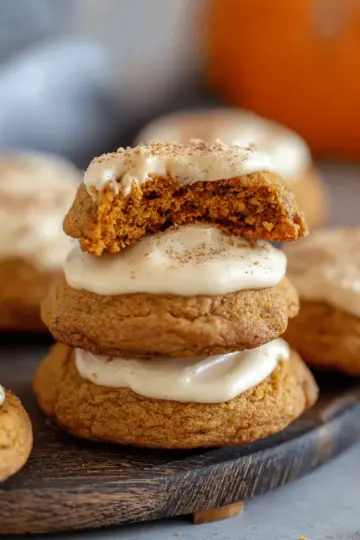 Pumpkin Cheesecake Cookies