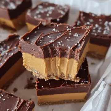 No-Bake Chocolate Peanut Butter Bars