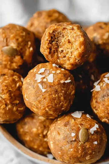 Pumpkin Protein Balls Recipe