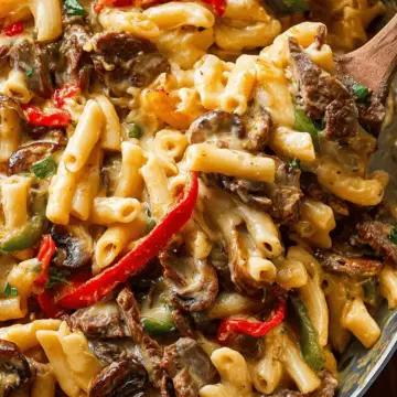 Philly Cheesesteak Pasta