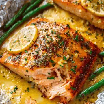 Sheet Pan Lemon Garlic Butter Salmon