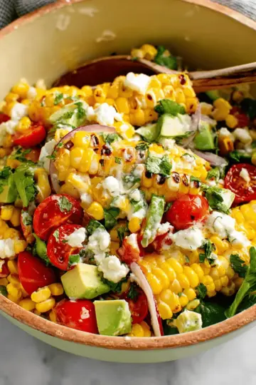 Grilled Corn Salad