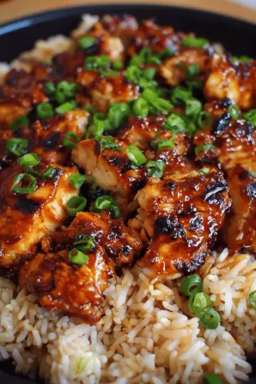 Honey BBQ Chicken & Rice