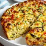 Summer Garden Crustless Zucchini Pie