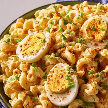 Deviled Egg Macaroni Salad