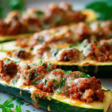 Stuffed Zucchini Boats