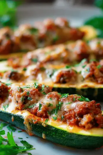 Stuffed Zucchini Boats