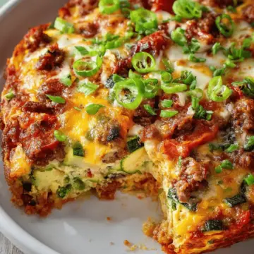 Zucchini Pizza Casserole