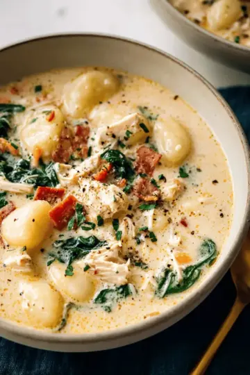 Crockpot Chicken Gnocchi Soup