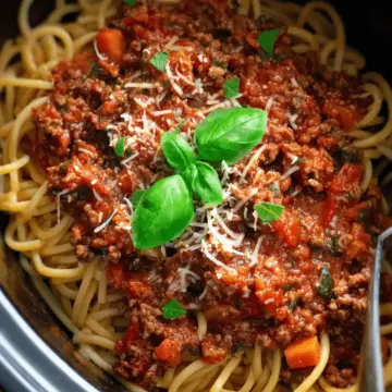 Slow Cooker Bolognese