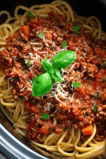 Slow Cooker Bolognese