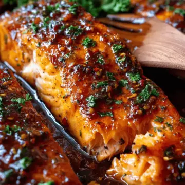 Honey Garlic Glazed Salmon