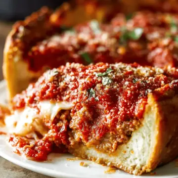 Chicago-Style Deep Dish Pizza