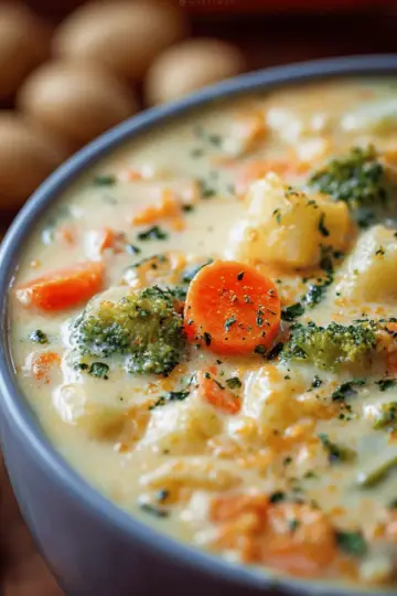Cheesy Vegetable Chowder