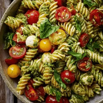 Pesto pasta salad