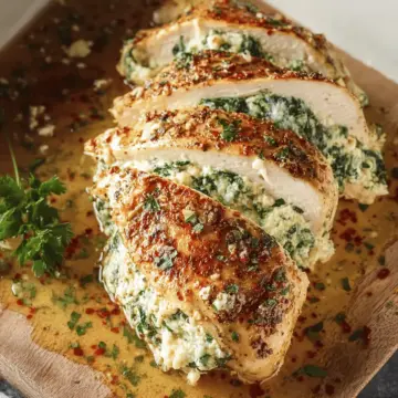 Spinach Stuffed Chicken Breast